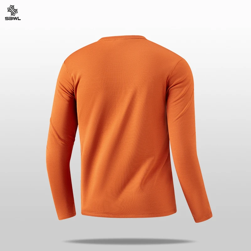 SBWL 2025 Warm Long-Sleeved Fitness Jacket High-Quality Outdoor Sports Top with Stand-Up Collar for Autumn/Winter Running