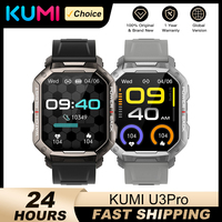 KUMI U3 Pro Smart Watch 1.83'' NFC Smartwatch Bluetooth Call 100+ Sport Heart Rate Support IP68 Waterproof