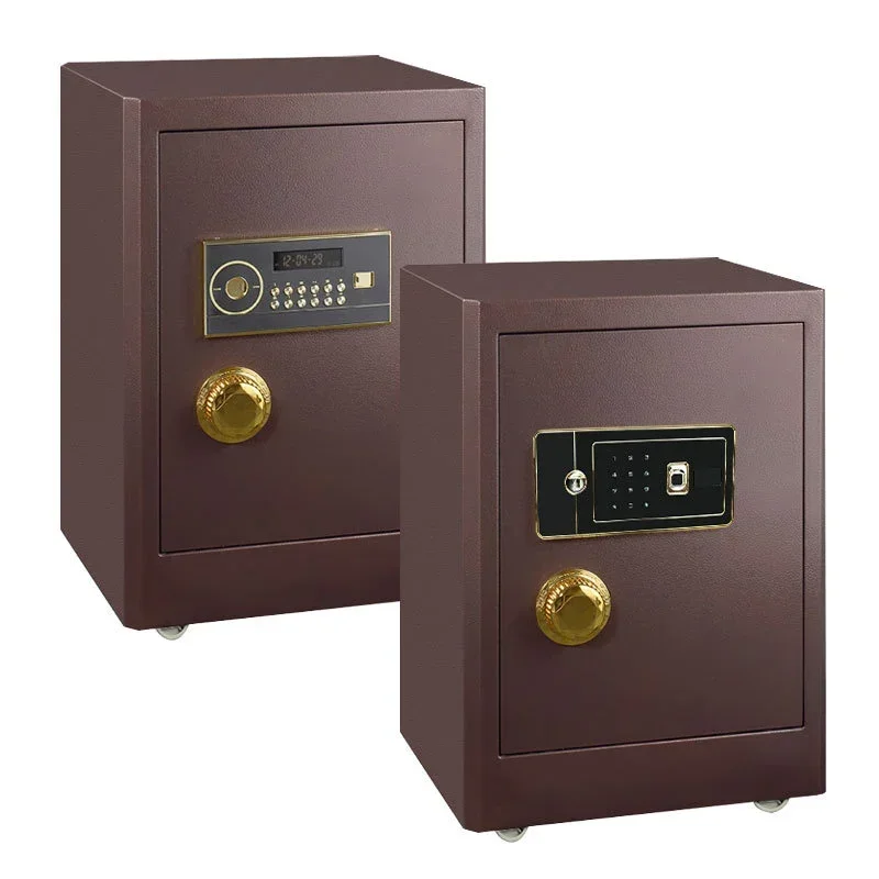 Excellent Safe Box Electronic Lock Office Key Password Small Safe Deposit Box Fireproof Fingerprint Home Safe Money Box Steel Pl