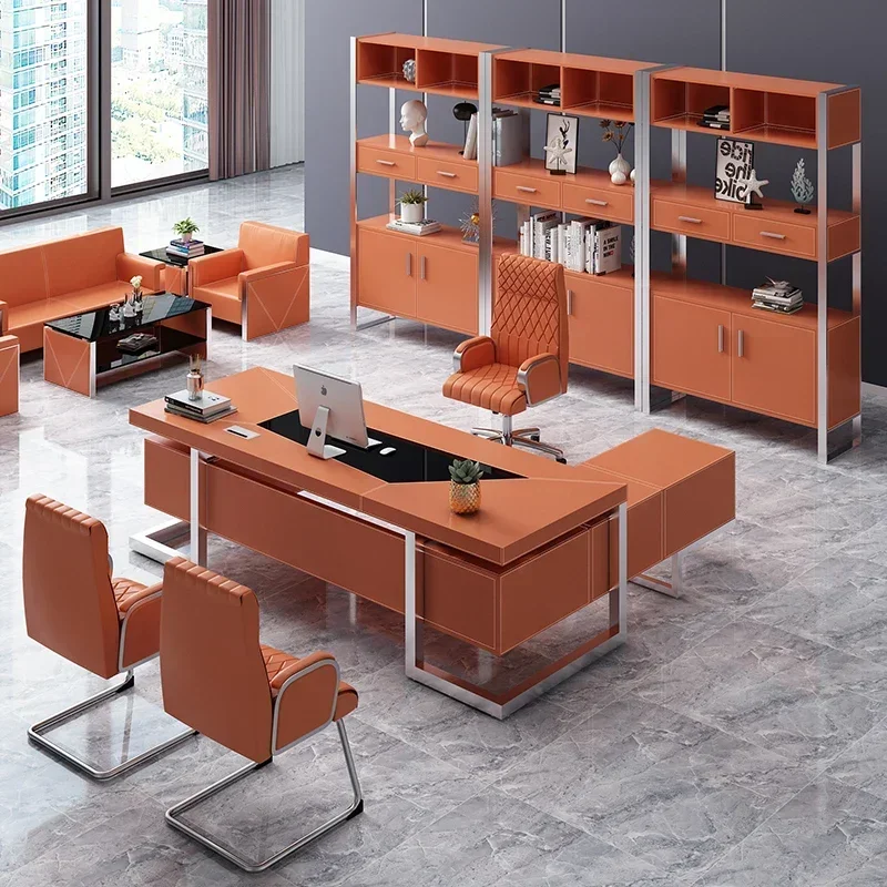Funky Desk Work Writing Table Computer Office Desks Study Multifunction Home Furniture Tables Luxury Tavolino Trendy Furniture