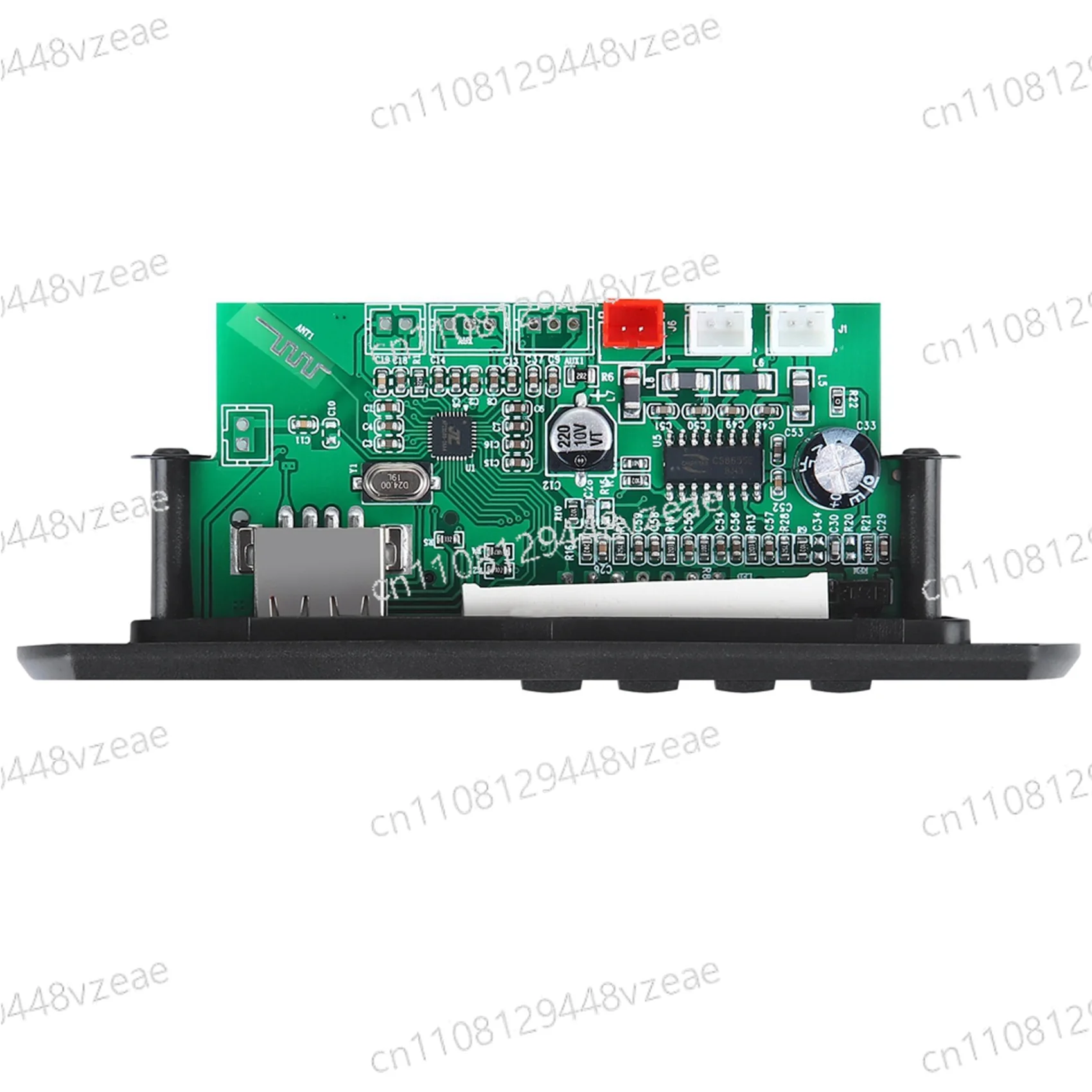 12V Bluetooth 5.0 30W Car FM Radio Module Support TF USB AUX-BCBW 2Pcs 2X15W Amplifier MP3 Decoder Board