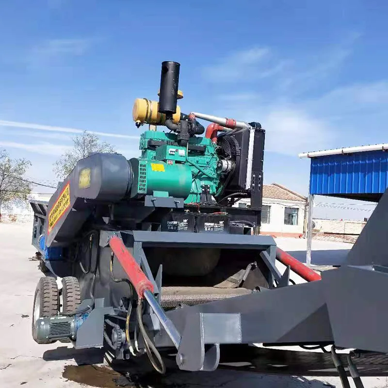 High Quality Large Capacity Wood Branch Crusher Shredder Machine Make Wood Chips Comprehensive Wood Crusher