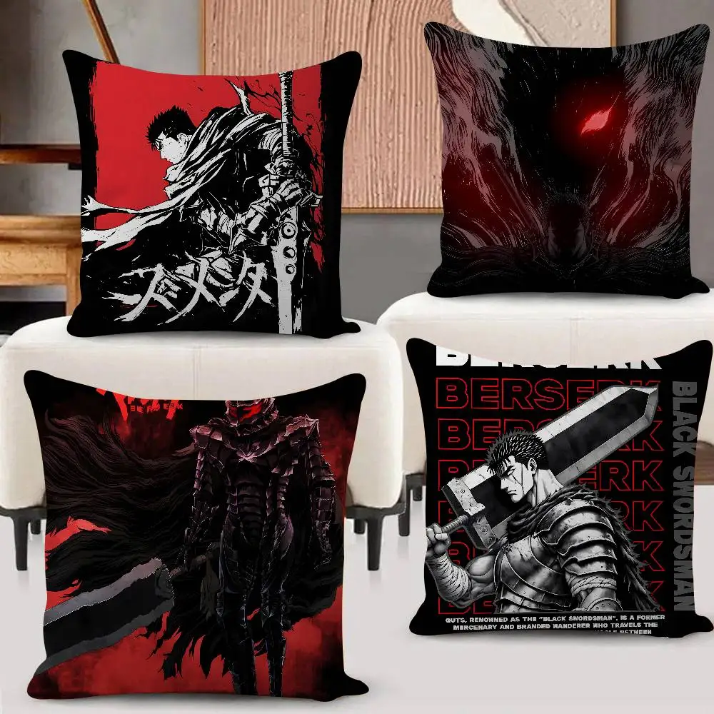 B-BerserkS Cool Cushion Office Cushion Pillowcase Car Cushion Cover45X45CM Lumbar Pillowcase Sofa Pillowcover