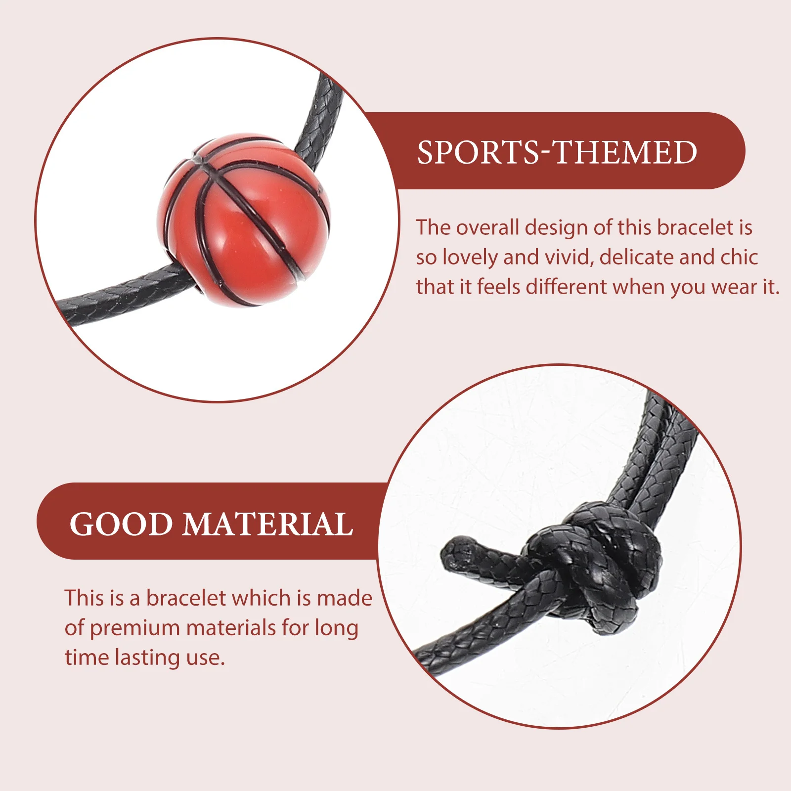 

24 шт. баскетбольные браслеты, удобные легкие регулируемые браслеты для мальчиков и девочек, спортивные мячи, ювелирные изделия на запястье