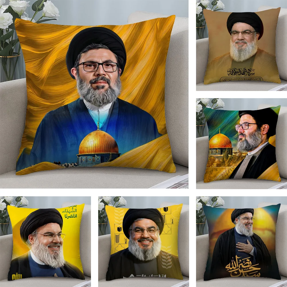 

Наволочка Hassan N-Nasrallah, короткий плюшевый диван, декоративный подарок, домашняя подушка с двусторонней печатью