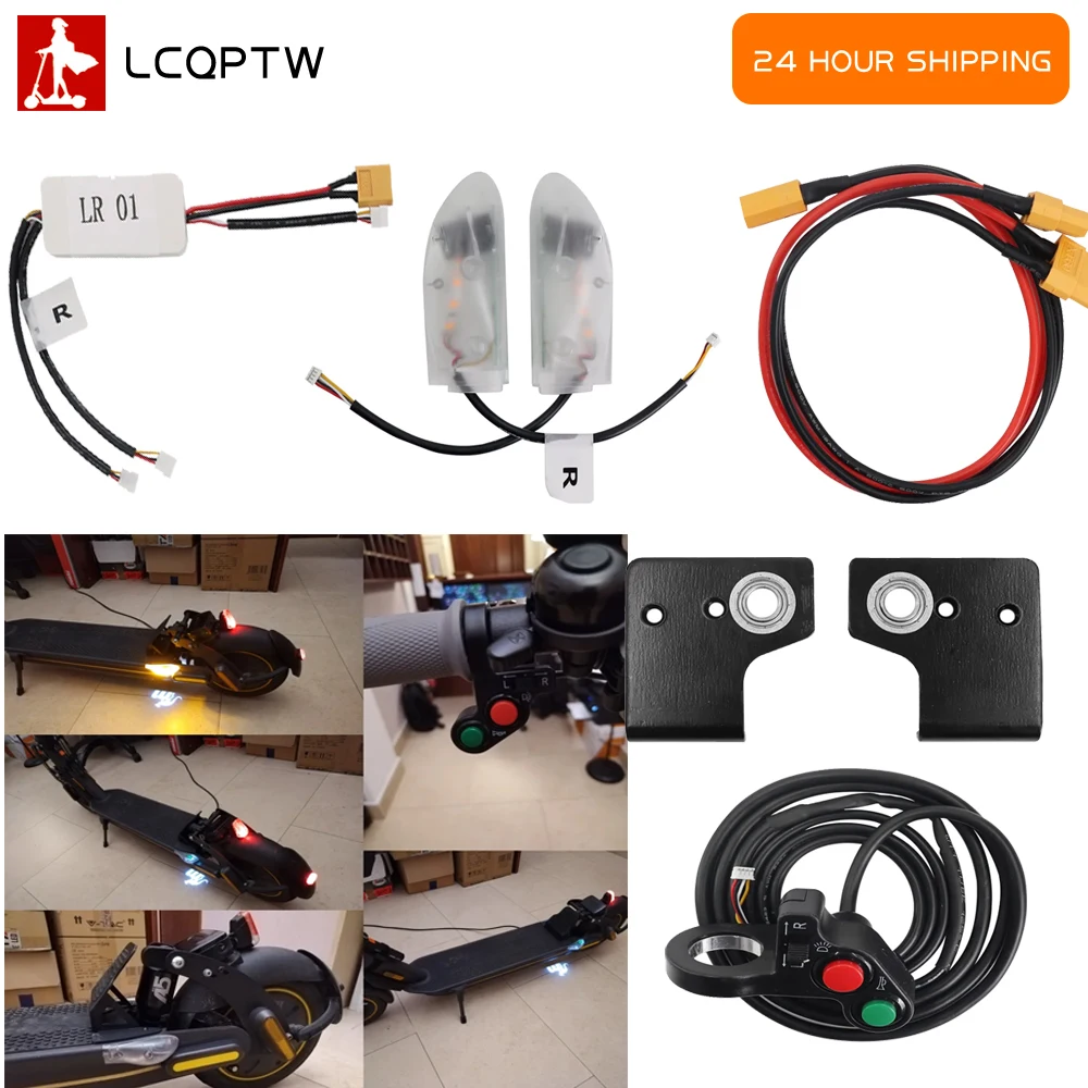 

Monorim Projection Lamp Indicator Rear Safety warning light with Decorate Cover for Ninebot MAX G30 G30D LP Electric Scooter
