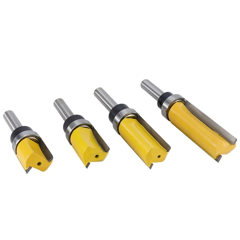 Hampton Lager Flush Trim Router Bit 8Mm Shank Straight End Mill Tungsten Carbide Frees Houtbewerking Gereedschap