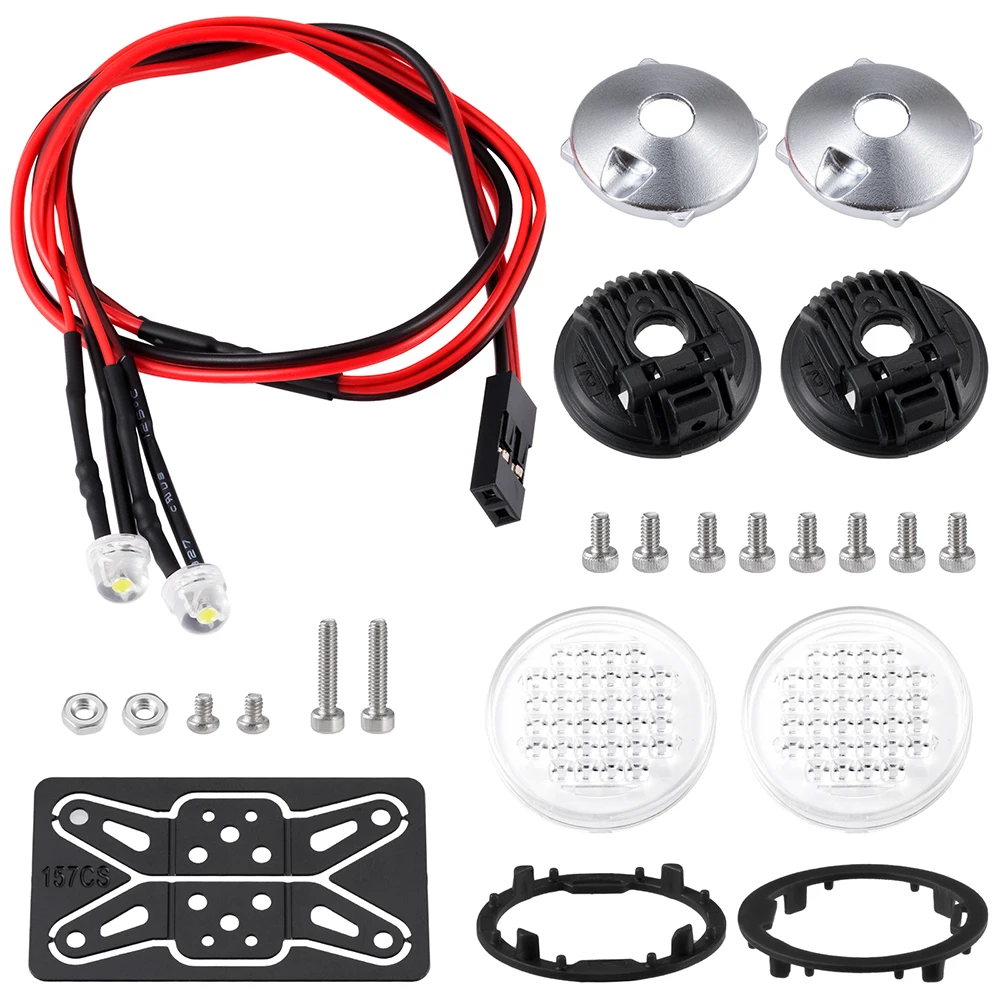 AXSPEED 1Set LED Lichter Scheinwerfer Scheinwerfer für TRX-4 TRX-6 Axial SCX10 90046 Wraith 1/10 RC Auto Dekoration Teile Zubehör – Detail 28