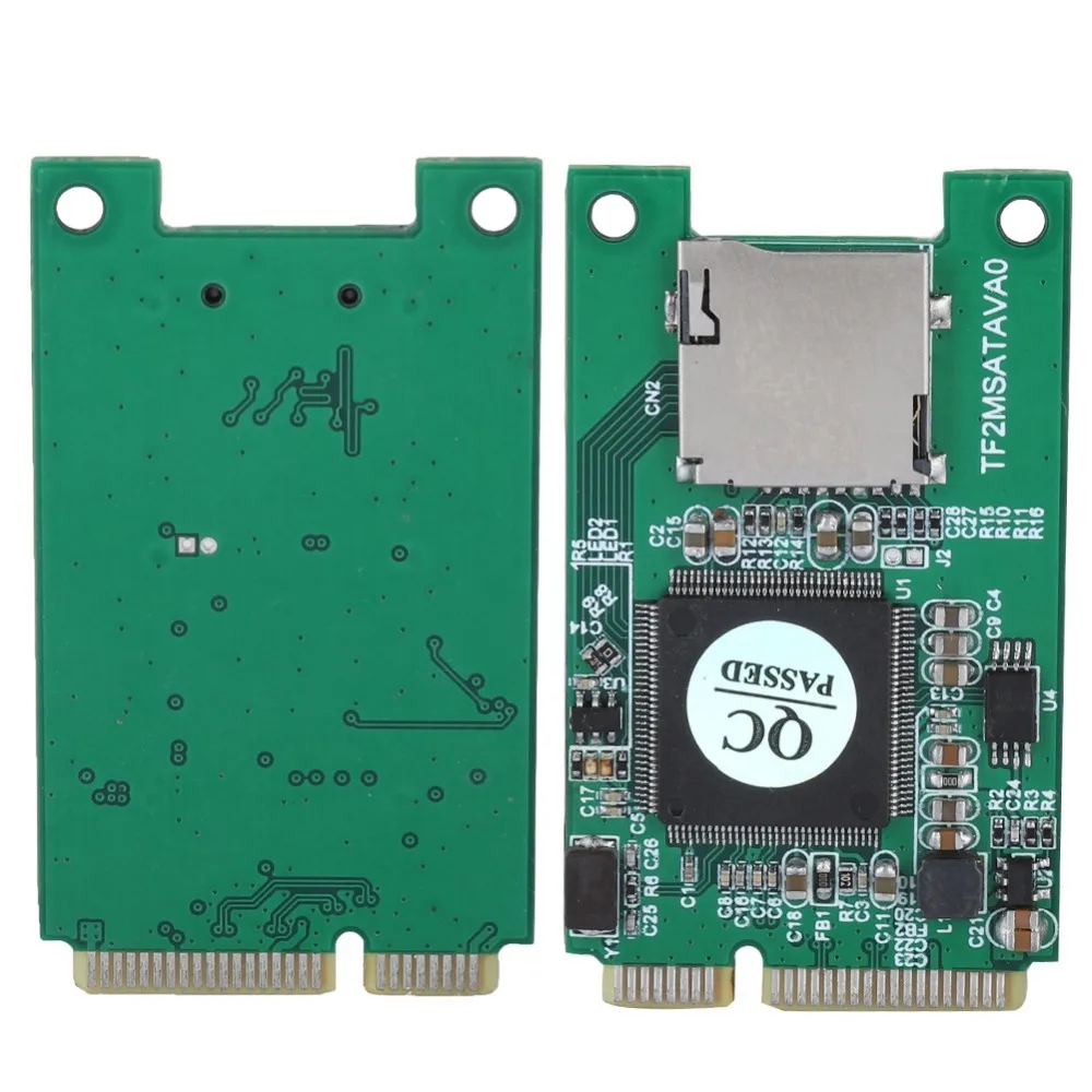 30x50mm Micro SD TF Card Adapter Stable Performance Embedded Design Mini PCI-E MSATA Adapter Portable TF Card To SSD Adapter