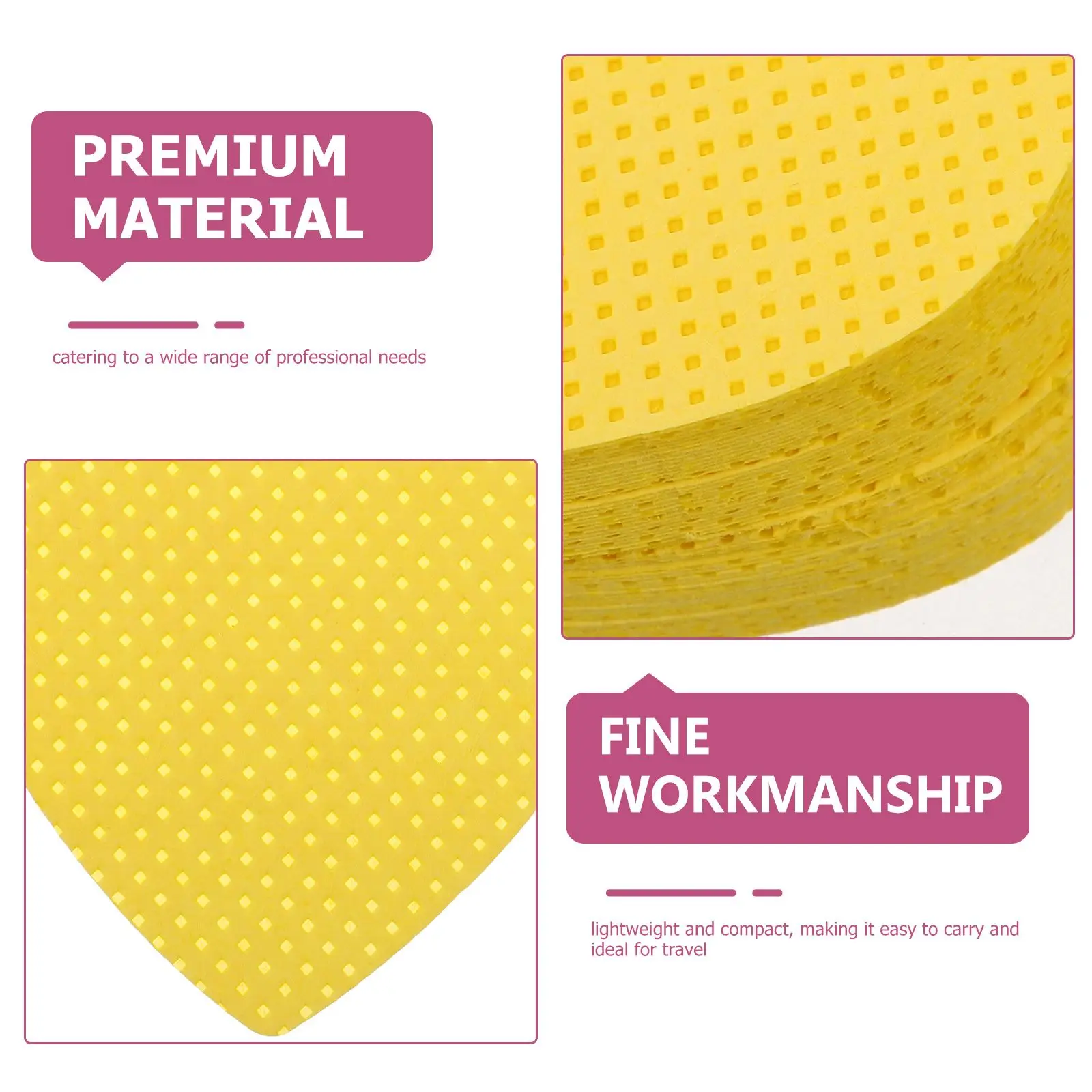 200 أصفر على شكل قلب مزيل الأظافر وسادات قطنية هلام البولندية خالية من الوبر مناديل أظافر السفر صالون مانيكير أساسي