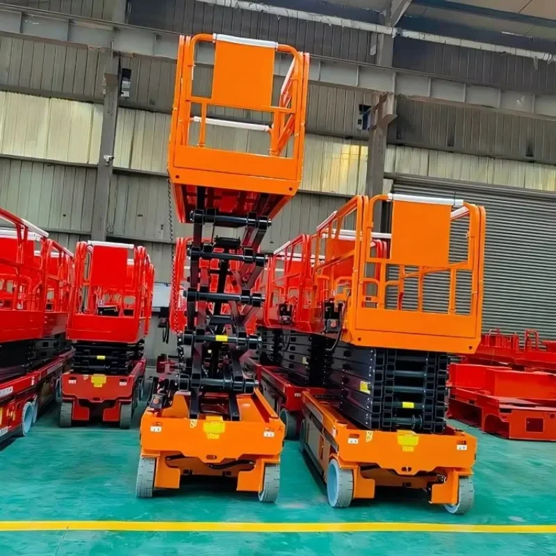 Best Price Direct Sale 4-16m Self Propelled Electric Mobile Scissor Lift Hydraulic Lifting Scaffold Platform