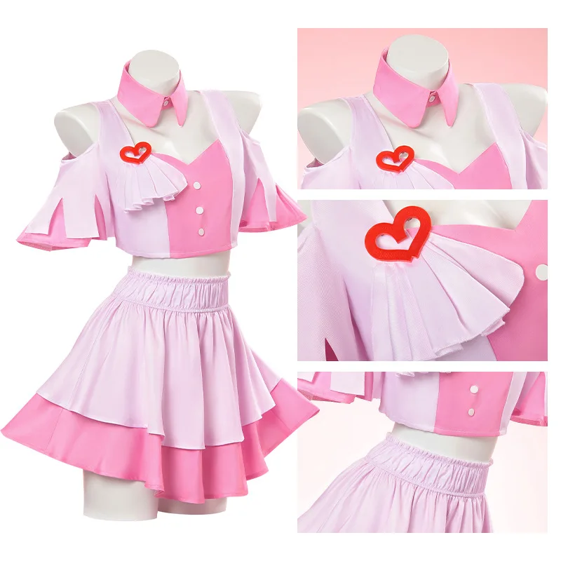 ANIMECC IN STOCK Still in Love Tokai Teio Haru Urara Oguri Cap Cosplay Umamusume Cosplay Wig Tail Pink Dress Halloween for Women view 5