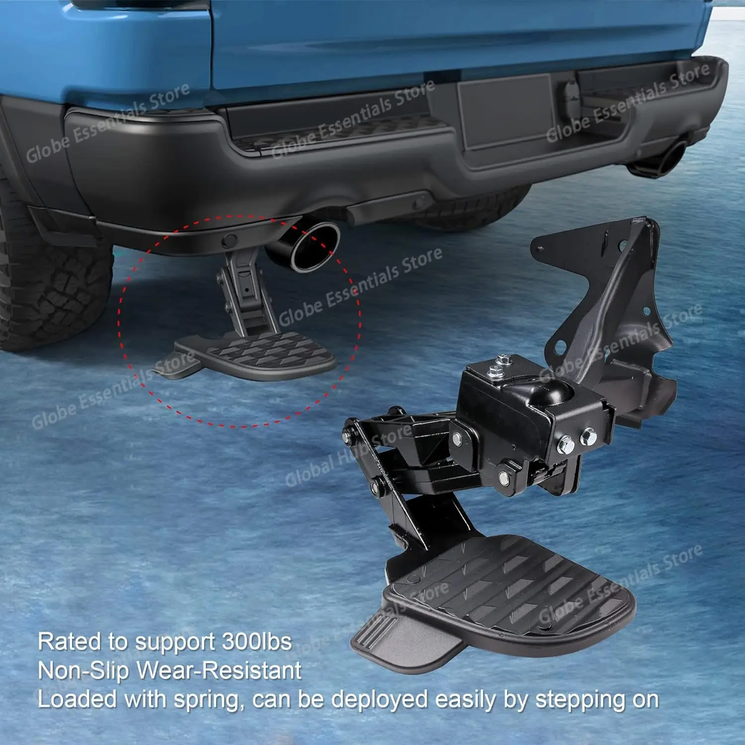 Tailgate Step 2019-2024 for RAM 1500 DT, 82215289AG 82215289AH