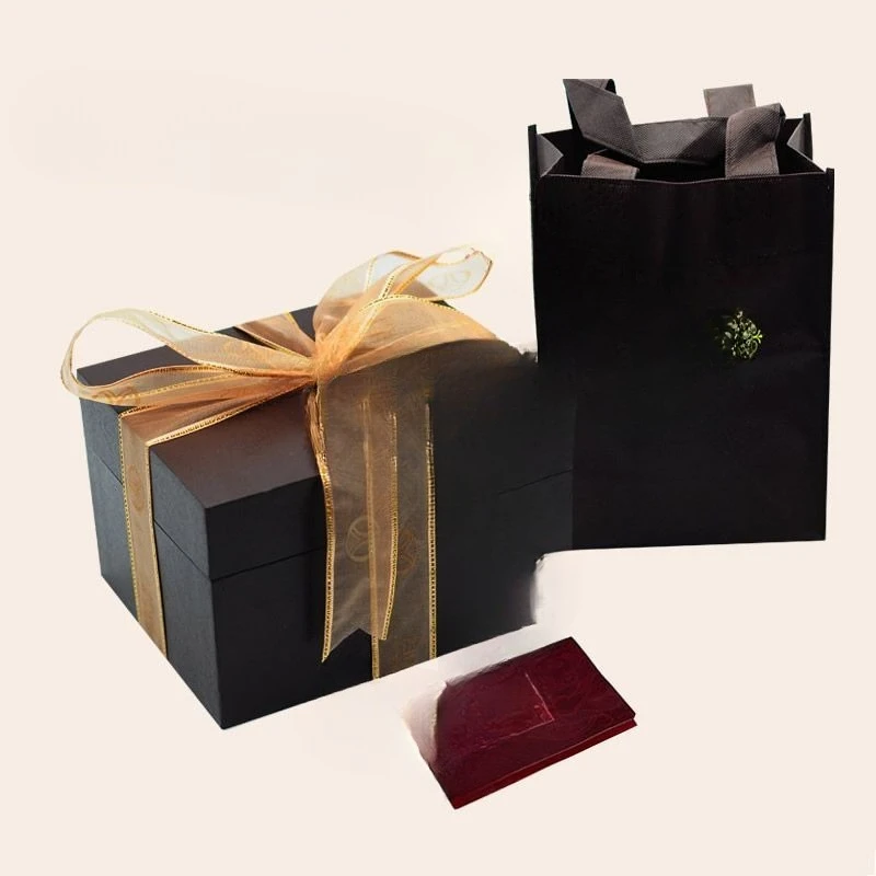 Music box, wooden large-capacity exquisite storage box