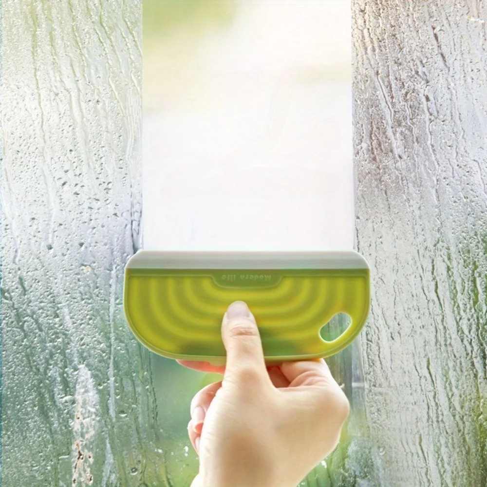 Non-Scratch Soft Silicone Handy Squeegee Kitchen Sink Countertop Squeegee Window Mirror Water Wiper Clean Scraping Film Scraper