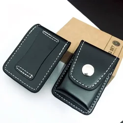 1 pz attrezzi da esterno piccola scatola custodia per Super Match alta copertura in pelle da uomo antivento Zippo accendisigari scatola regalo titolare borsa