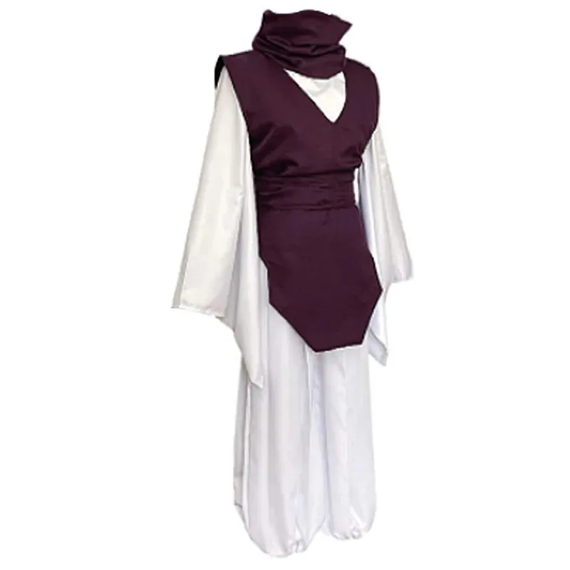 Jujutsu JJK Manga Anime Choso Costume Cosplay Gilet viola Ghetta per il collo Cintura Pantaloni elastici bianchi Top regali