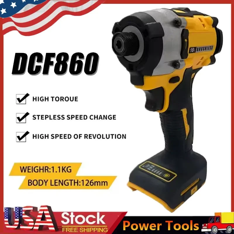

Fit Dewalt DCF860 Cordless Compact Drill / Driver 20V Brushless Electric Drill Screwdriver Rechargeable Power Tools Upgraded