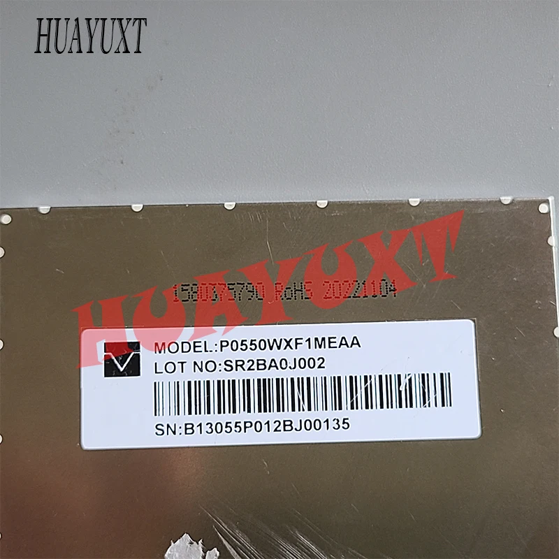Frete grátis painel de tela lcd original p0550wxf1meaa 5.5 polegadas