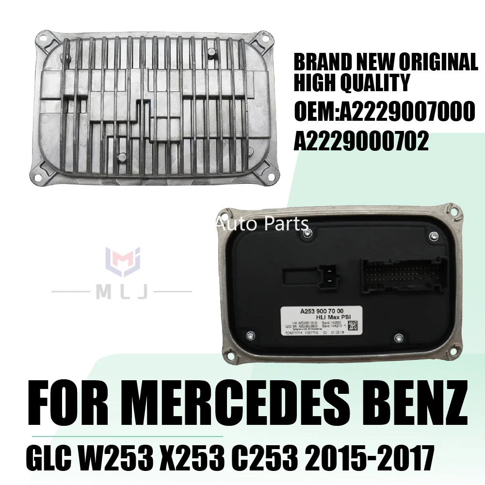 

Новый блок управления фарами oe2539007000, модуль балласта светодиодных фар для Mercedes Benz GLC W253 X253 C253 A2539007000 A2229000702