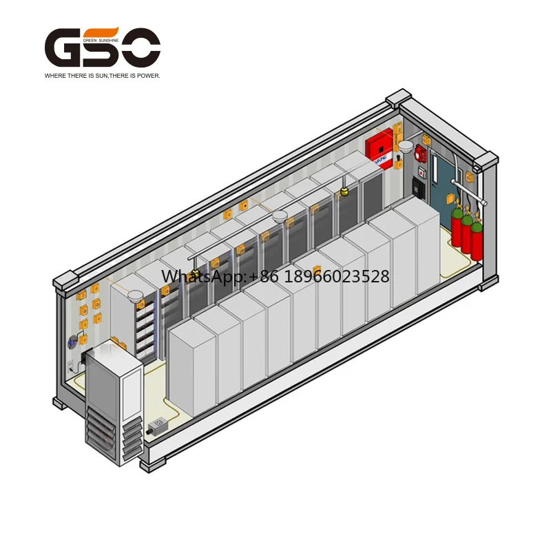 500kw 1mw Whole Container Battery Power Energy Storage Backup System Container lithium Battery