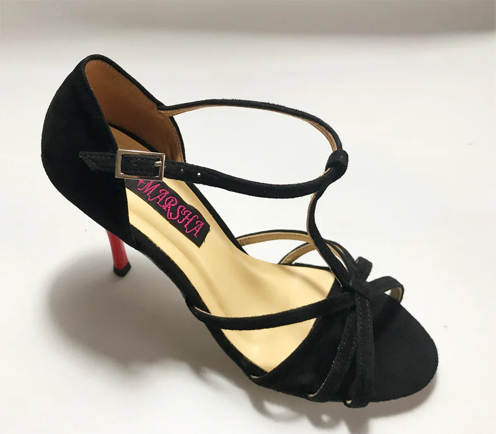 New Sexy Argentina Tango Dance Shoes wedding & party shoes Flamenco dance shoes for women leather outsoleT6256BS 7.5cm 9cm heel