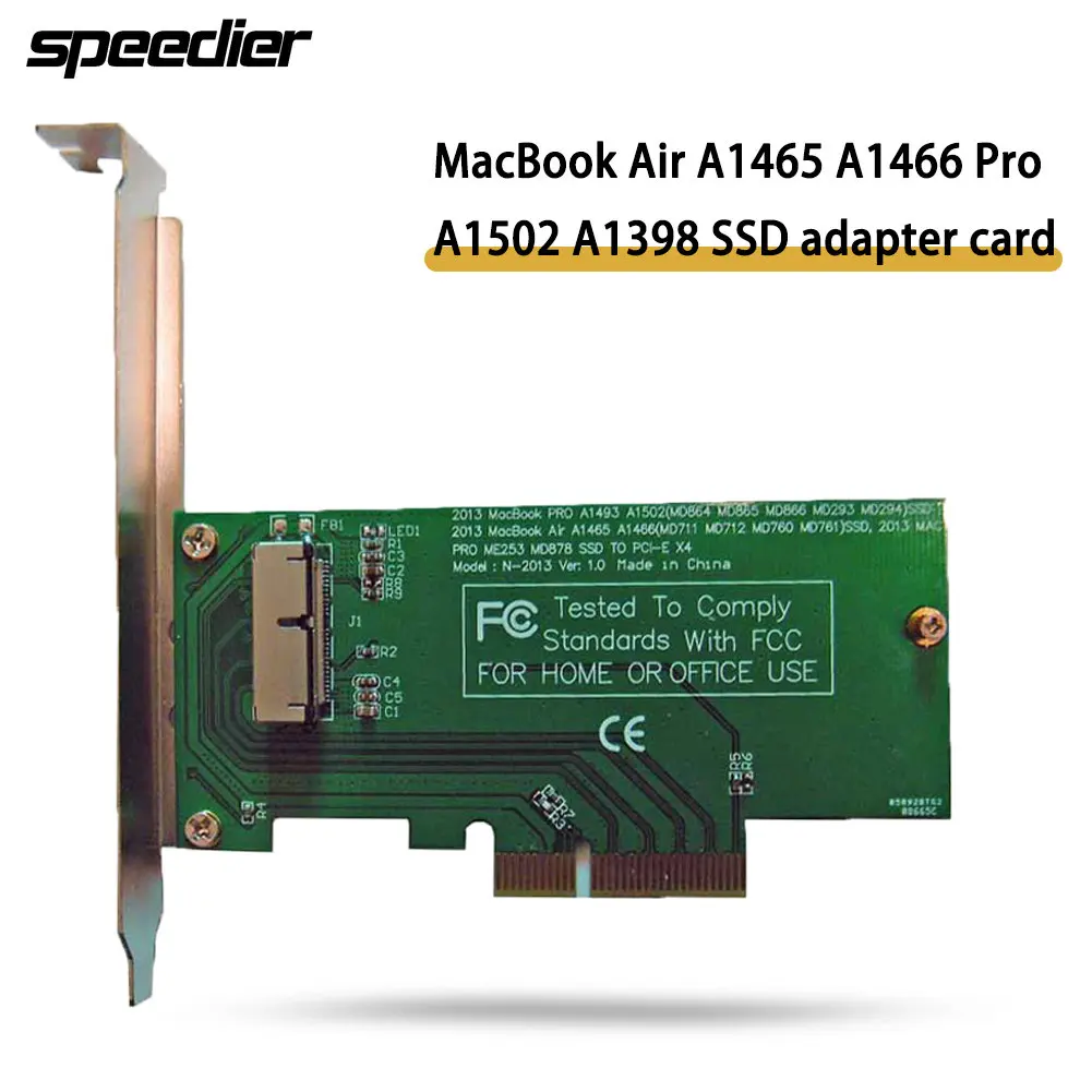 MacBook Air A1465/A1466 pro A1502/A1398 SSD Adapter Card Compatible with Apple Hardware for Storage Expansion