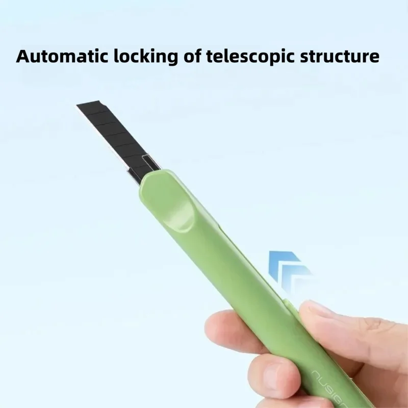 Deli Multipurpose Utility Knife with Retractable Blade Portable Anti-sticking Paper Box Cutter Letter Opener for Home Office Use