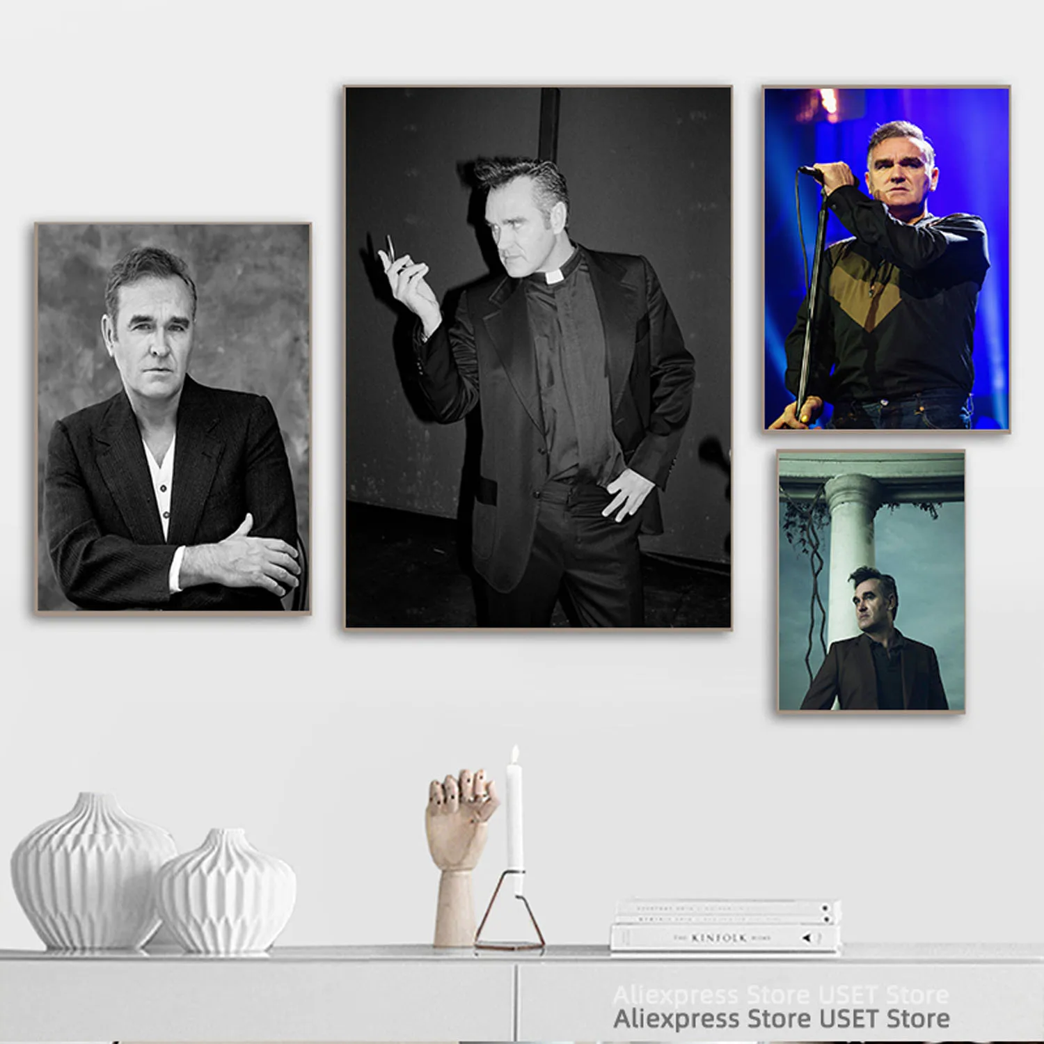 morrissey singer ,  Singer Band Cover Album Music Star Celebrity Canvas Posters and Prints Canvases Painting Wall Art Home Decor