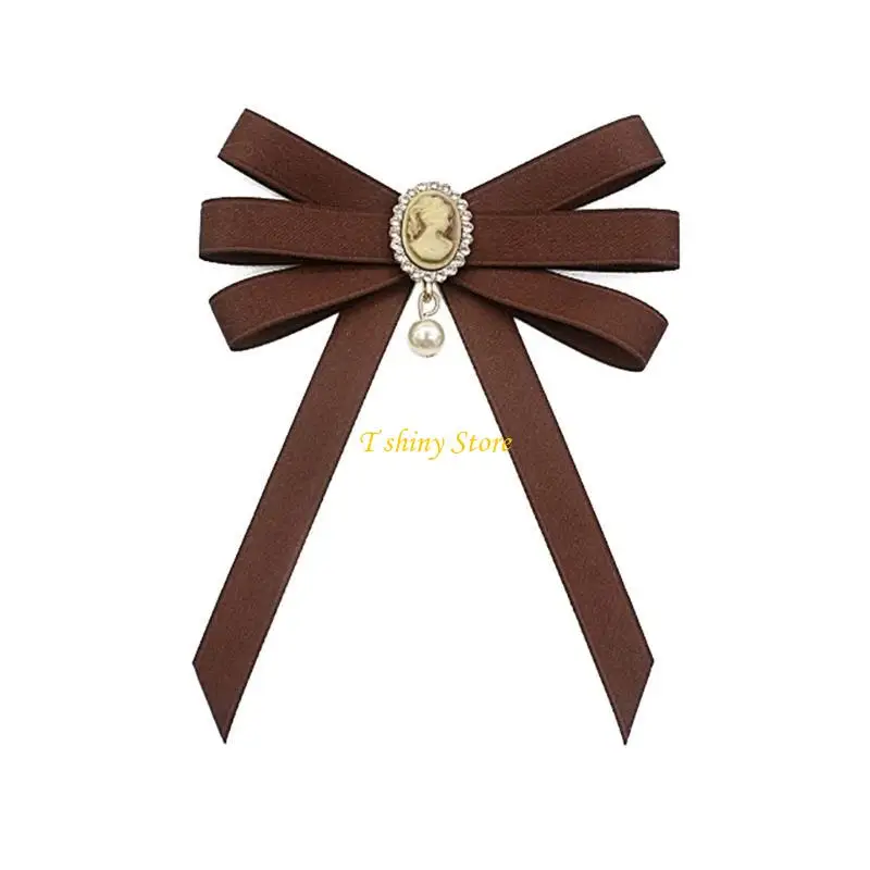 N58F Trendy Portable Tie Minimalists Fashionable Western Tie Trend Temperament