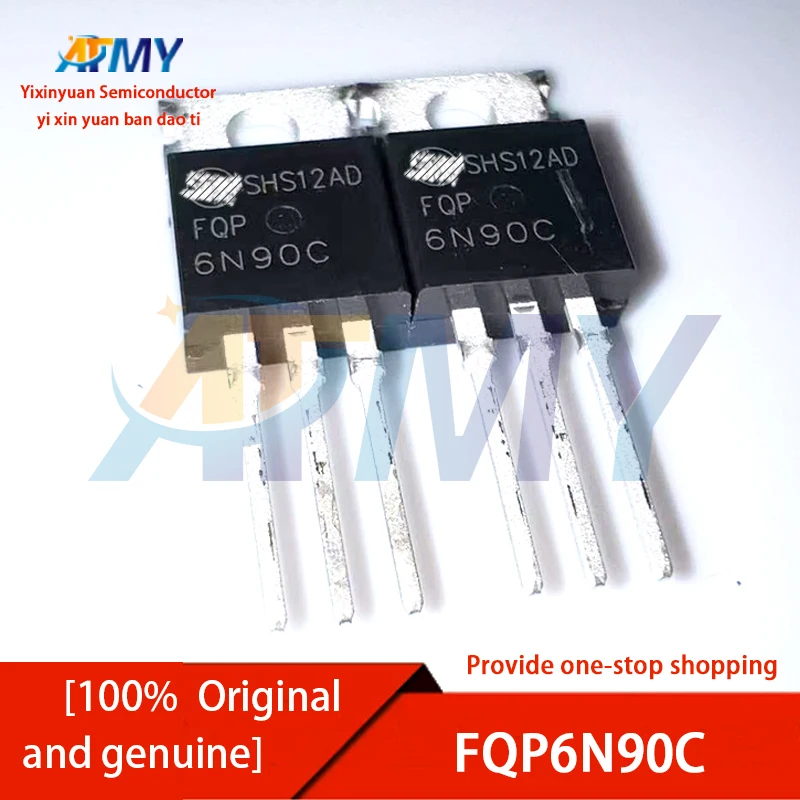 

10 шт. FQP6N90C FHP100N03 TO-220 MOS-трубка, MOSFET, триод, 6А/900В
