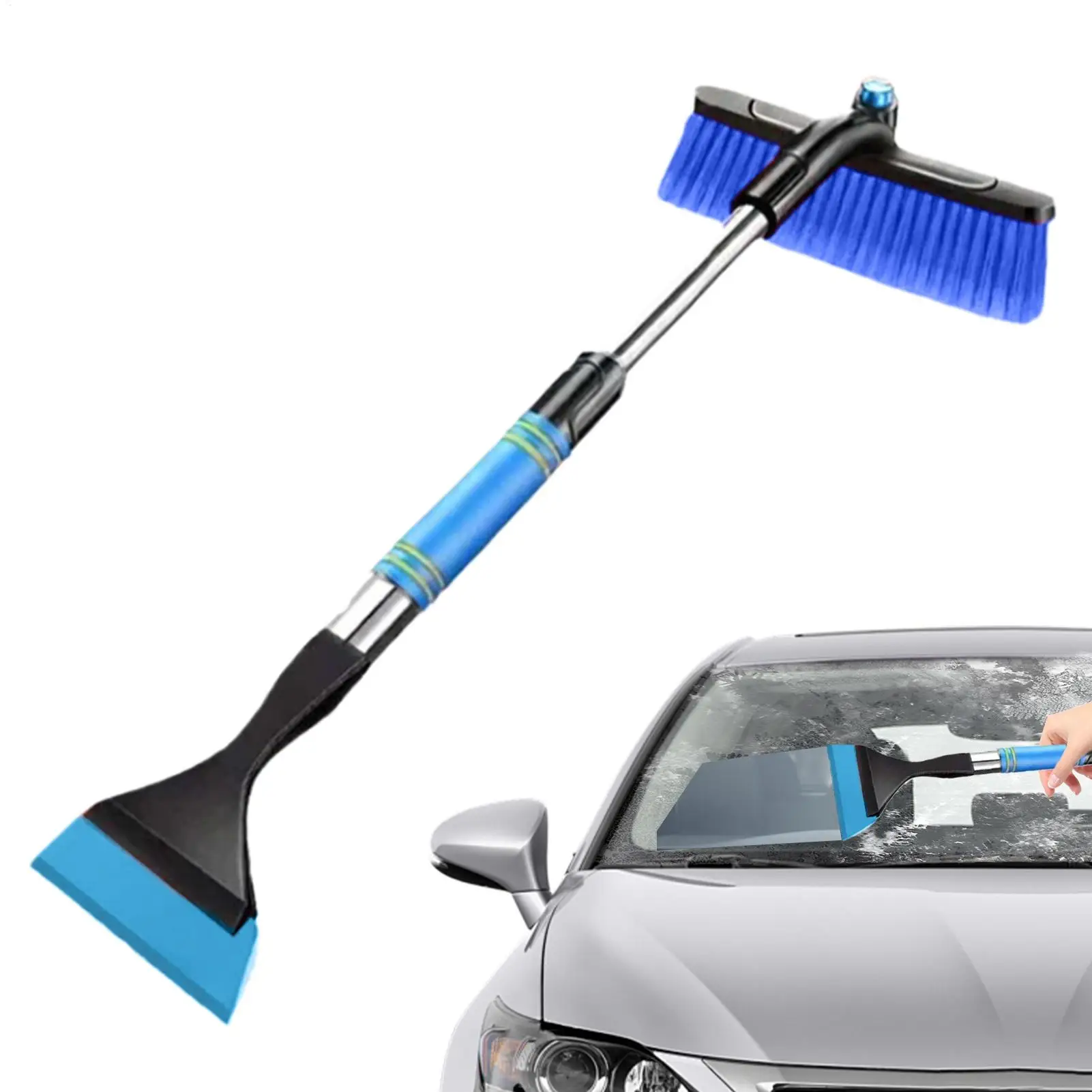 

Car Snow Brush Extendable Heavy Duty Ergonomic Truck Snow Removal Brush Ice Scraper For Vehicle Truck SUV Window Frost Winter