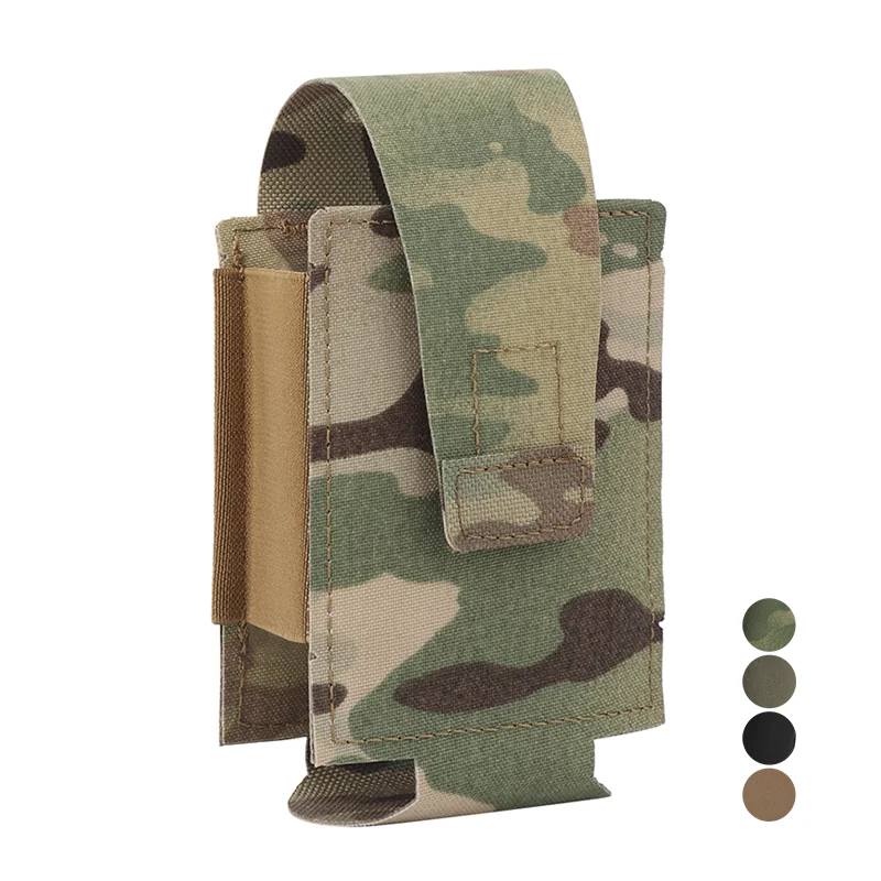 

Shock Resistant MOLLE Pouch for M18 Style Smoke Devices Flashlight Tourniquet Storage Hunting Airsoft Paintball Gear