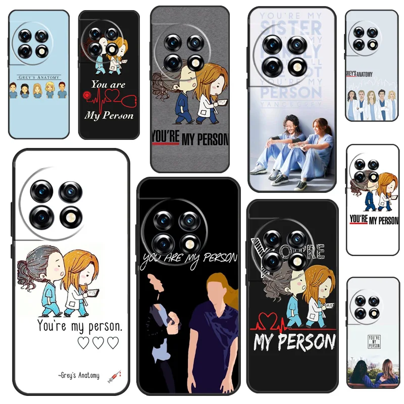 Чехол «Ты мой человек, Анатомия Грейс» для OnePlus Nord CE 4 2 3 Lite N20 N30 9 10 Pro 8T 9RT 10T 11 OnePlus 13 12 R