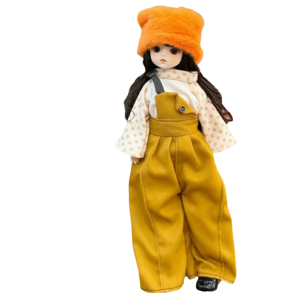 

1 Set 30cm 30cm Doll with Clothes Attractive Eyes Long Hair Princess Dress Up Dolls Anime with Wig Make Up