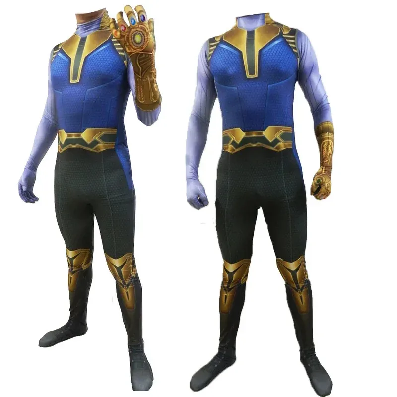 qq28LQAdult niños Thanos vengadores Infinity War Super villano niño disfraz de Halloween disfraz de fiesta de Carnaval Cosplay