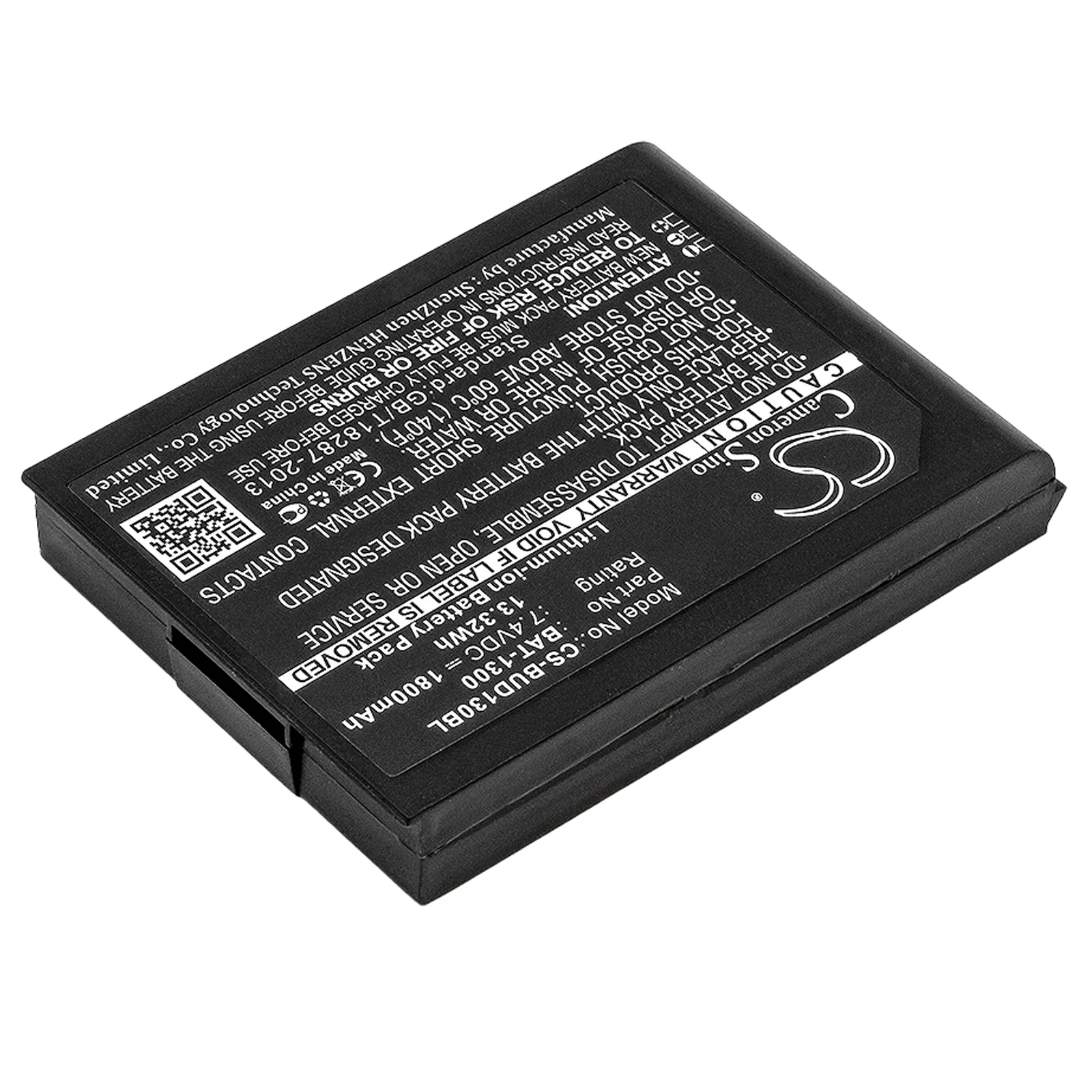 CS-BUD130BL 7.4V 1800mAh Barcode Scanner Battery BAT-1300 for Bluebird Pidion BIP-1300