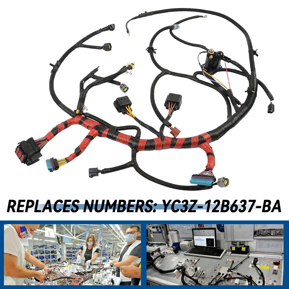 YC3Z-12B637-BA YC3Z12B637BA For Ford 2000-2001 F250 F350 F450 F550 Super Duty Engine Wiring Harness 7.3L For Ford Excursion