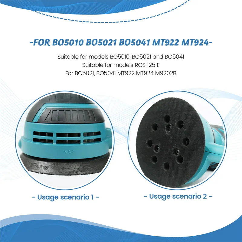 

【NEW】5Inch Trackal Sander Backing Pad Base For Bo5010 Bo5021 Bo5041 Mt922 Mt924