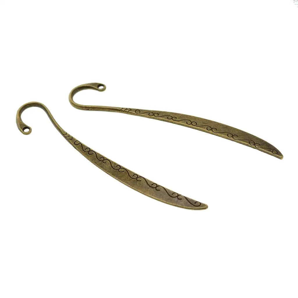 Alloy Metal School Bookmark Vintage Pattern Classical Stationery Bookmarks for Journals Planners Reading