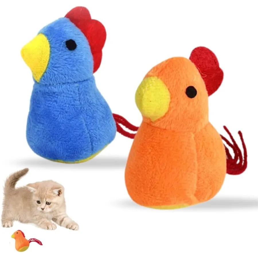 

Игрушка для кошек из кошачьей мяты, 2 упаковки, интерактивная жевательная игрушка для куриных птиц, игрушки для кошек, игрушки для домашних кошек, облегчение скуки, упражнения для котят, мягкая ду