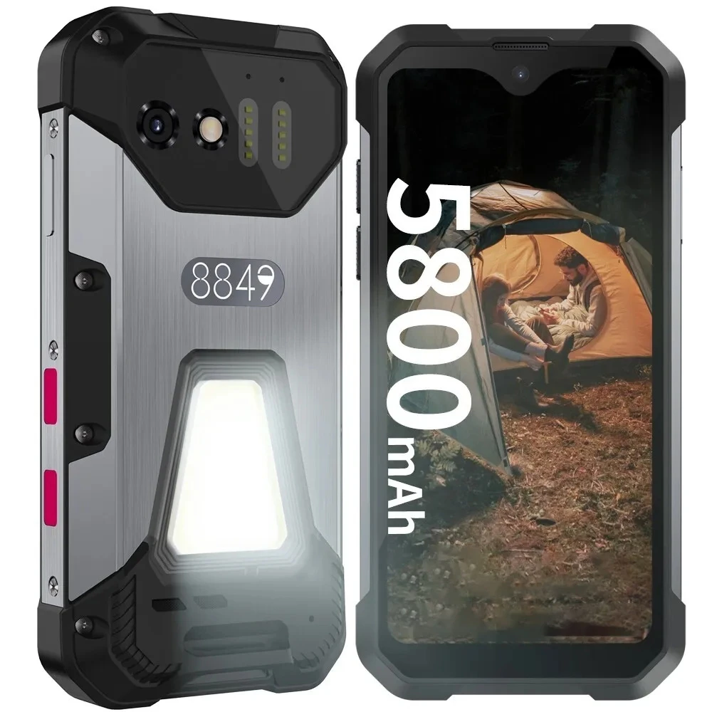 Unihertz Tank Mini teléfono resistente 8GB + 256GB versión de visión nocturna cámara de 100MP 5800mAh 4,3 ''Android13 Helio G99 Octa 4G Smartphone