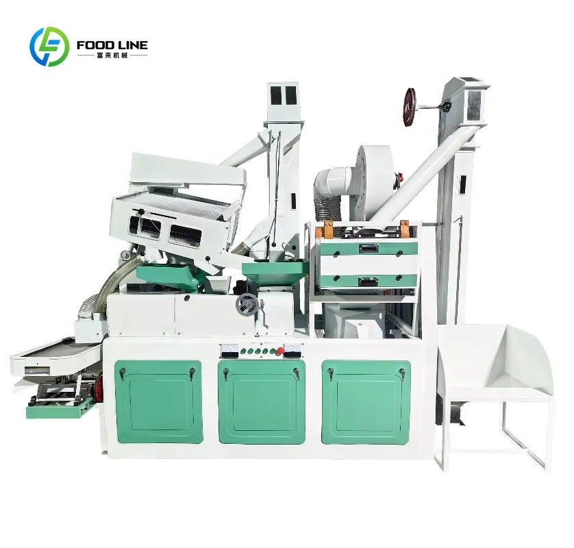 Rice Milling Machine Paddy Huller Grain Polisher for Household Farm Agricultural Use Efficient Compact with Multifunctional