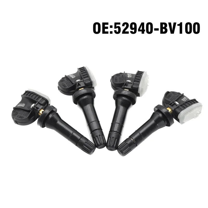 4Pcs Tire Pressure Sensor 433MHz TPMS 52940-BV100 for H1 Van H100 Iload Staria EV6