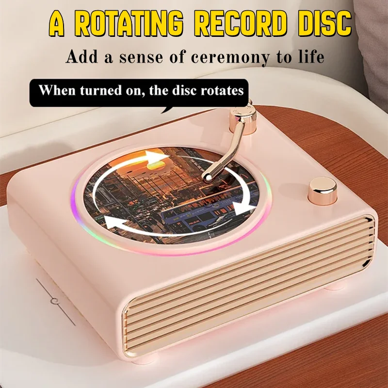 

Высококачественные Bluetooth-колонки, ретро-радио, настольная музыка, карусель, светодиодные фонари, беспроводной динамик для сна, мотоцикл, HIFI BOOMBOX