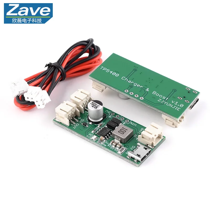 TP5400 Single-Cell Lithium Battery Charging & Boost Control Module, 1A Charging, 5V 1A Output, Precision Voltage Control