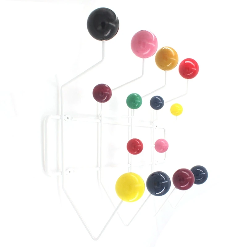 

Hanger Furniture Coat Hanger Ball Rack Multi-Purpose Hook For Wall Ornaments For Kid Gift Metal Bag Decor