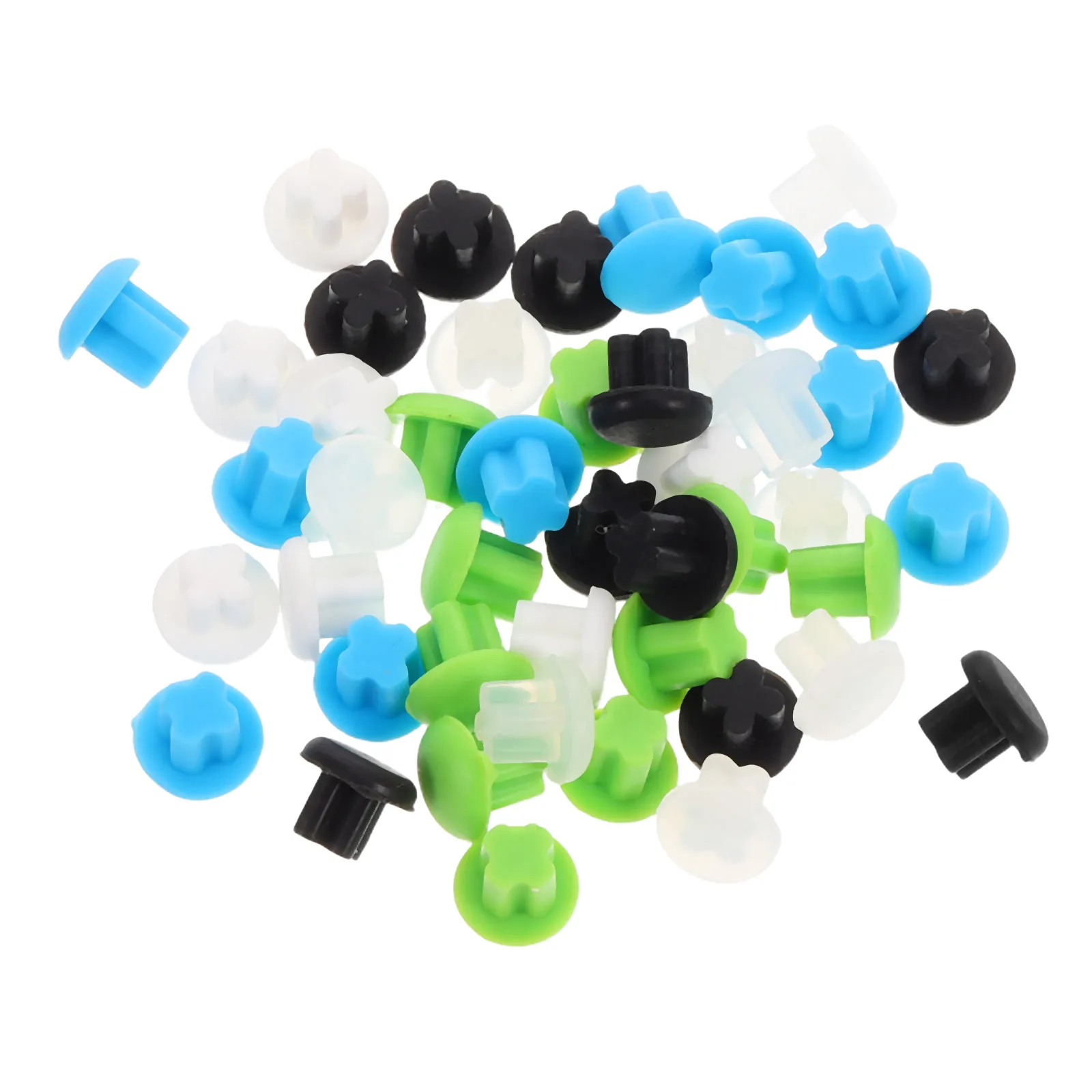 

50Pcs Silicone Dust Plugs for Audio Port Headphone Jack Protector Anti Dust Caps for Microphone Speaker Laptop