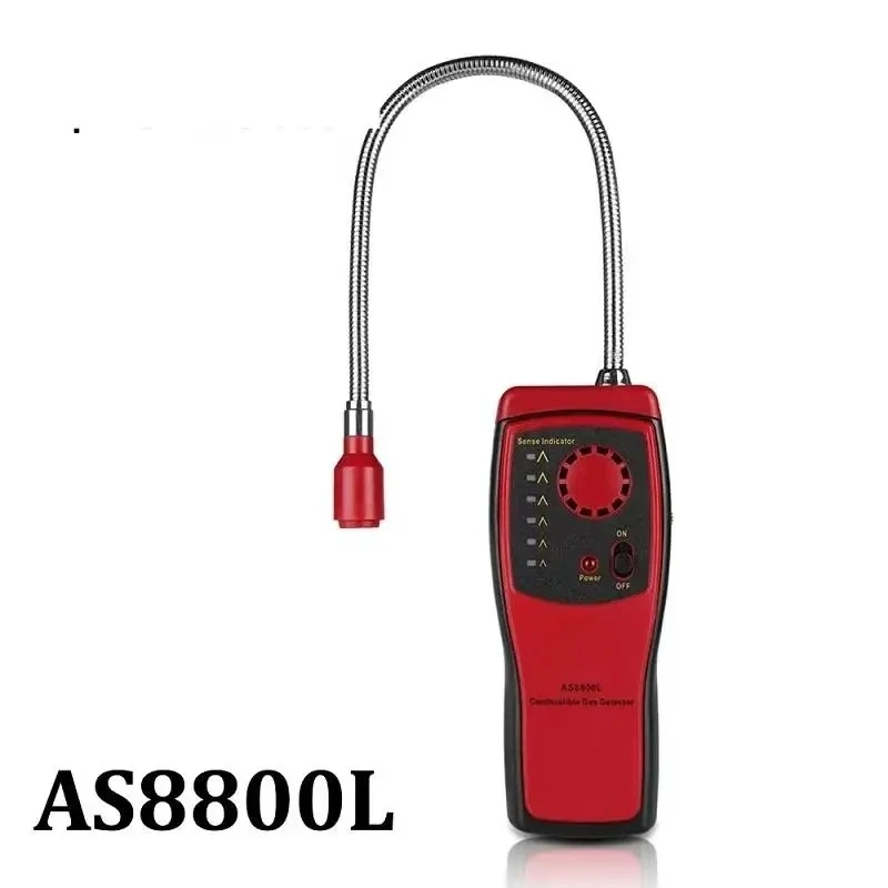 Natural Gas Leak Detector Combustible Gas Analyzer High Sensitivity High Accuracy Gas Leaking Location Tester Sound Light