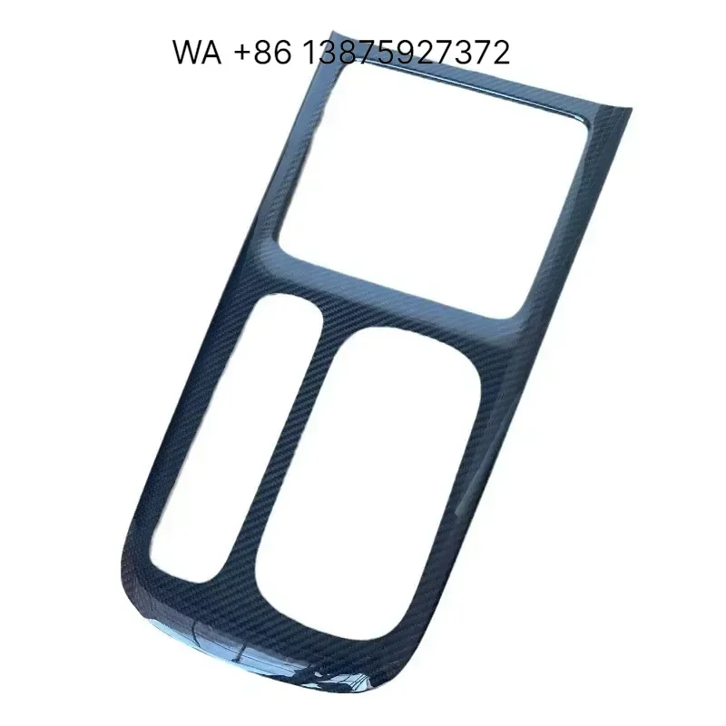 Wmwmnu For SU7 Dry Carbon Fiber Interior Central Control Panel Gear Shift Mask Decorative Trim Body Kit Interior